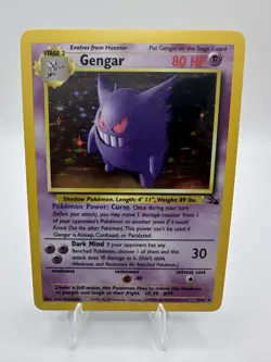 Gengar 5/62 Holo - Fossil - Vintage 1999-2000 - Pokemon TCG - Image 1