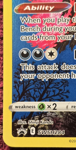 Galarian Moltres SWSH284 Promo Pokemon TCG Sword & Shield Promo NEAR MINT - Image 5