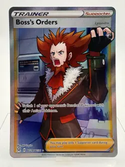 Boss's Orders TG24/TG30 Pokemon Lost Origin Trainer Gallery Full Art Holo NM - Image 1