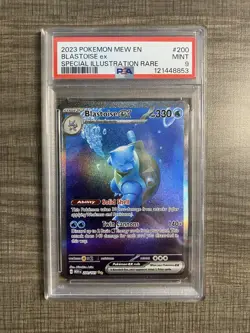 2023 POKEMON MEW EN 151 SIR BLASTOISE EX #200 PSA 9 - Image 1
