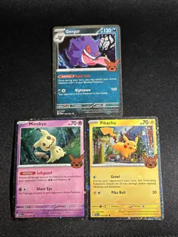 Pokemon Rare Gengar 057/091 COSMOS HOLO Trick or Trade NM - Image 2