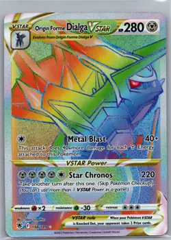Origin Forme Dialga VSTAR 198/189 Rainbow Rare - Astral Radiance - Pokemon - NM - Image 1