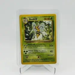 Beedrill - 17/102 - Base Set Unlimited Rare - LP - Image 1