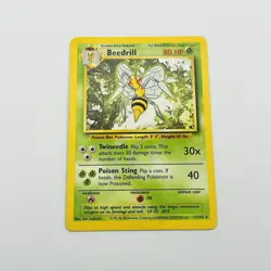Beedrill - 17/102 - Base Set Unlimited Rare - LP - Image 2