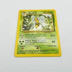 Beedrill - 17/102 - Base Set Unlimited Rare - LP - Image 3