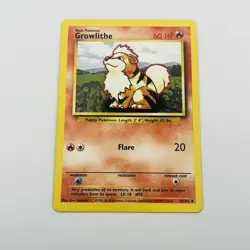 Growlithe 28/102 Pokemon Base Set VLP - Image 2