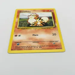 Growlithe 28/102 Pokemon Base Set VLP - Image 3