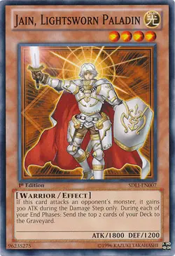 3 x JAIN, LIGHTSWORN PALADIN - (SDLI-EN007) - Common - 1st - Yu-Gi-Oh - Image 1