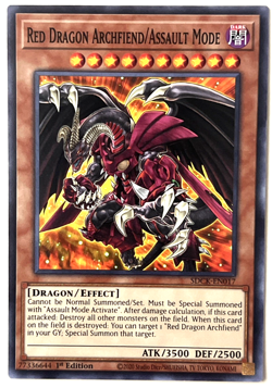 YuGiOh! - Red Dragon Archfiend/Assault Mode SDCK-EN017 1st Edition - Image 1