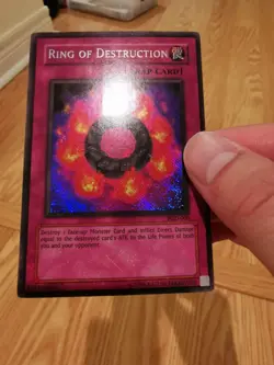 Yugioh Ring of Destruction PGD-000 Secret Rare NM REVERSE HOLO - Image 2
