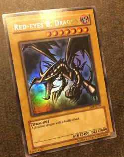 Yugioh - Red-Eyes Black Dragon LOB-E056 - Ultra Rare - LP/NM - Image 2