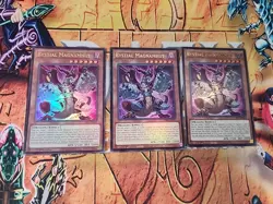 3x Bystial Magnamhut 1st Edition Ultra Rare CH01-EN011 Playset X3 NM - Image 1