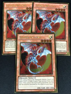 YUGIOH ECLIPSE WYVERN PGLD-EN041 1ST GOLD X3 (NM) - Image 1