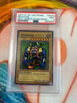 Yugioh PSA 9 MINT Sengenjin WCS-EN043 Super Rare 2004 World Championships - Image 1