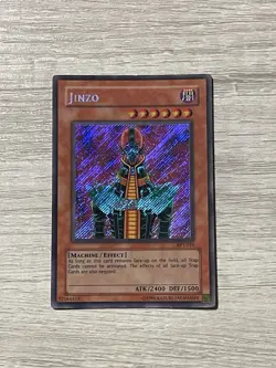 Yugioh: Jinzo - BPT-011 - SECRET RARE - Unlimited - Lightly Played LP - Image 1