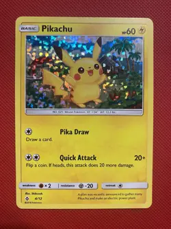 Pokemon Card TCG Pikachu 004/012 McDonald's Promos 2018 Holo - Image 2