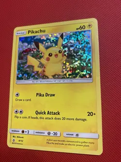 Pokemon Card TCG Pikachu 004/012 McDonald's Promos 2018 Holo - Image 3