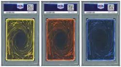 Yu-Gi-Oh PSA10 & PSA9*2 Winged Dragon & Sky Dragon & Tormentor 2014 Replica JPN - Image 2