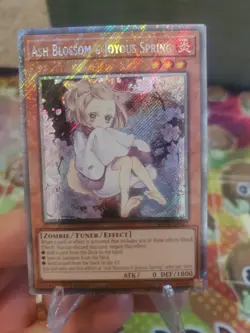 Ash Blossom & Joyous Spring (Alternate Art) (Platinum Secret Rare) RA04-EN025... - Image 1