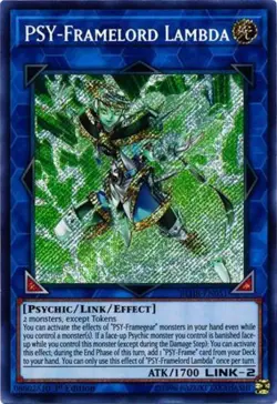 Yugioh! LP PSY-Framelord Lambda - BLHR-EN051 - Secret Rare - 1st Edition Lightly - Image 1
