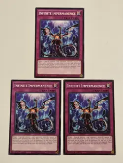 Infinite Impermanence (x3) L5DD Common Yugioh 1st Edition Legendary 5D's Decks - Image 1