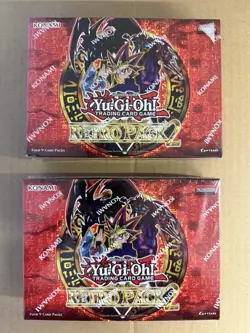 Lot of (2) Yu-Gi-Oh Retro Pack 2 English Edition Sealed By Konami NEW Sealed! - Image 1