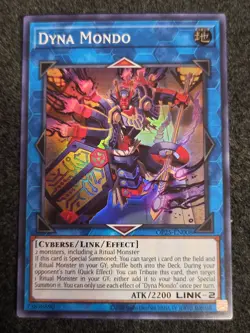 Yugioh! Dyna Mondo - OP25-EN008 - Super Rare - Unlimited Edition Near Mint, Engl - Image 1