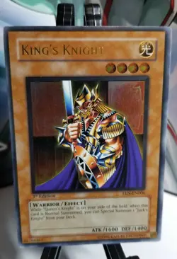 Yugioh! King's Knight EEN-EN006 Ultimate Rare 1st Ed. BONUS! updated pics! - Image 1