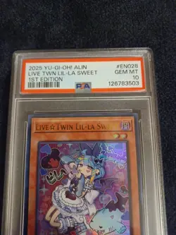2025 YU-GI-OH! EN028 LIVE TWIN LIL-LA SWEET PSA 10 GEM MINT ALLIANCE INSIGHT - Image 4