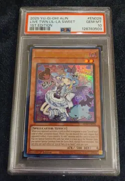 2025 YU-GI-OH! EN028 LIVE TWIN LIL-LA SWEET PSA 10 GEM MINT ALLIANCE INSIGHT - Image 5