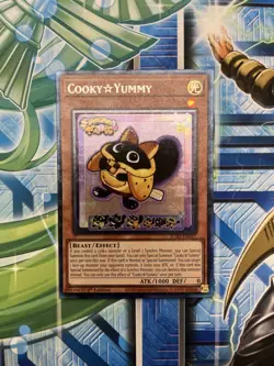 Yugioh Cooky?Yummy JUSH-EN017 Collector's Rare 1st Edition NM - Image 1