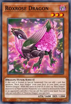 Roxrose Dragon - LIOV-EN009 Super Rare | Yu-Gi-Oh! Card - Image 1