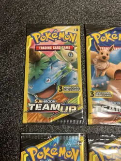 Team Up Dollar Store 3 Card Booster Packs Set Of 4 (Factory Sealed) Minty Packs - Image 2