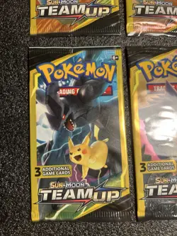Team Up Dollar Store 3 Card Booster Packs Set Of 4 (Factory Sealed) Minty Packs - Image 4