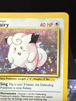 Pokemon Card Clefairy 5/102 Base Set Holo Holo Rare WOTC Played 2 - Image 2