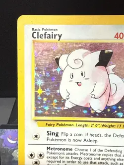 Pokemon Card Clefairy 5/102 Base Set Holo Holo Rare WOTC Played 2 - Image 3