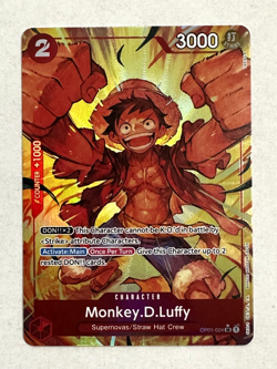 One Piece Card Game PRB-01 The Best - Monkey D Luffy OP01-024 Alt Art - English - Image 1