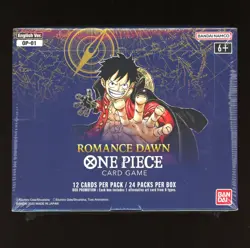 One Piece ROMANCE DAWN OP 01 Booster Box Factory Sealed 24 packs English Cards - Image 2