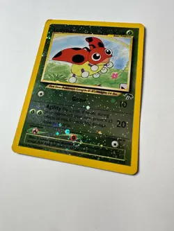 Ledyba 7/18 - SWIRL Southern Islands Card Rare Reverse Holo 2001 Vintage - Image 2