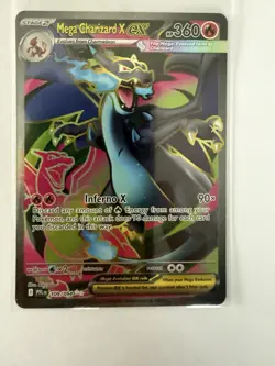 Pokemon TCG Mega Charizard x Ex 109 Ultra Rare Phantasmal Flames Raw Card NM - Image 1