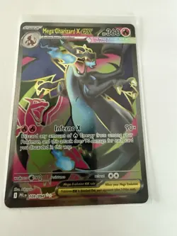Pokemon TCG Mega Charizard x Ex 109 Ultra Rare Phantasmal Flames Raw Card NM - Image 2