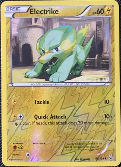 Electrike 41/124 Dragons Exalted Reverse Holo - Pokemon Card - Image 1