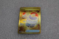 Pokemon TCG Switch 151 Holo Hyper Rare Card 206/165 Scarlet & Violet - Image 2