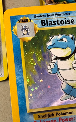Blastoise 2/130 Holo Rare LP/NM SWIRL - Base Set 2 - Pokemon Card - Image 2