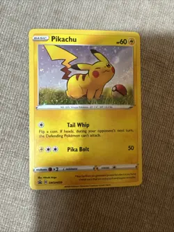 Pikachu SWSH039 Sword & Shield Promo 2020 Holo Rare Holo Pokemon TCG Card - NM - Image 1
