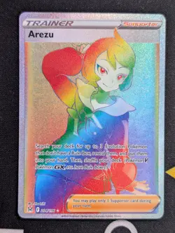 Arezu - 204/196 - Pokemon Lost Origins Sword Shield Secret Rare Card NM - Image 1