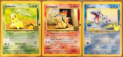 Pokemon TCG Johto First Partner Set (3x JUMBO OVERSIZED CARDS) LP - Image 1