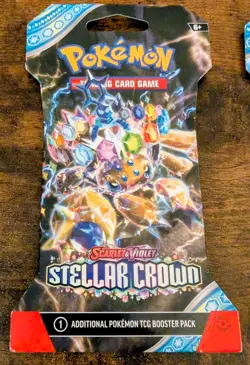 Pokemon TCG Sealed Stellar Crown Scarlet & Violet Booster Card Packs *Lot of 3* - Image 2