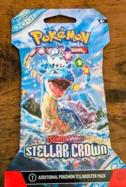 Pokemon TCG Sealed Stellar Crown Scarlet & Violet Booster Card Packs *Lot of 3* - Image 3