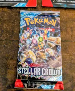 Pokemon TCG Sealed Stellar Crown Scarlet & Violet Booster Card Packs *Lot of 3* - Image 4